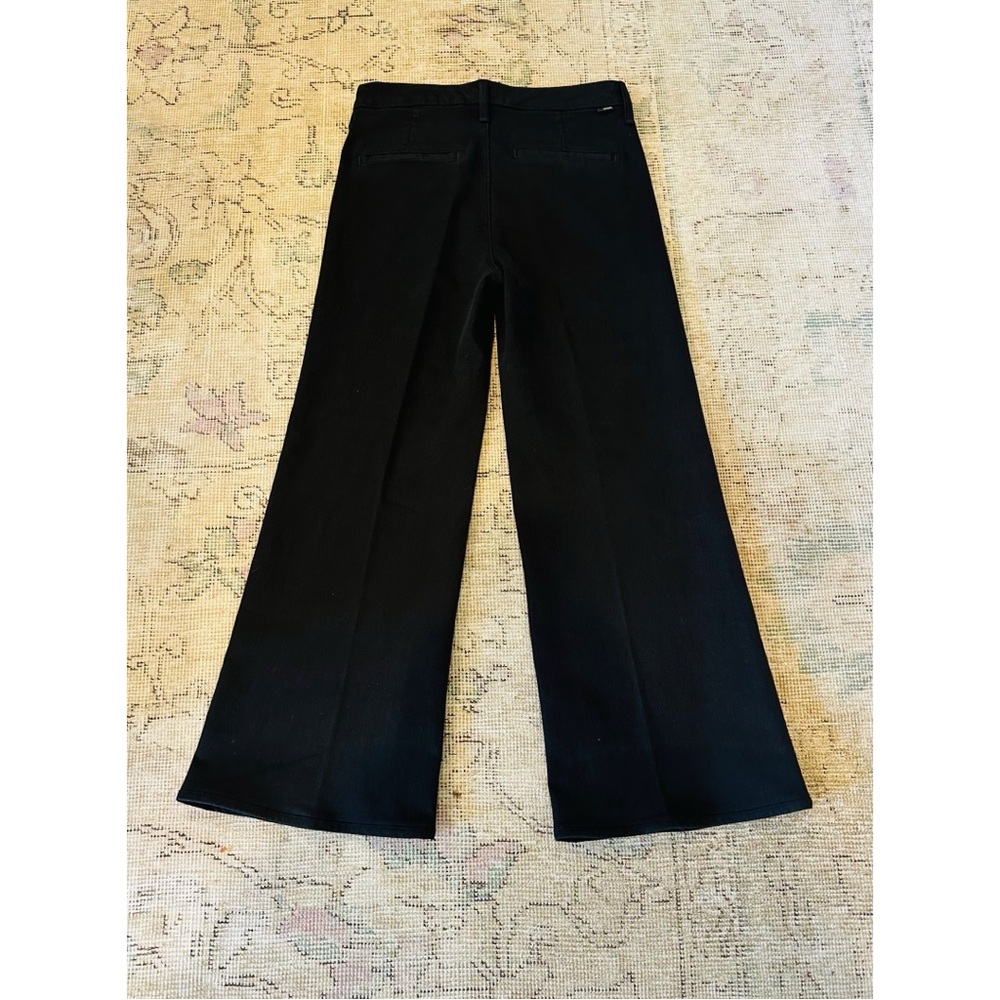 MOTHER The Roller Prep in Pitch Wide Leg Trouser Jeans 29x28 - Picture 3 of 9